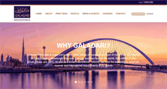 Desktop Screenshot of galadarilaw.com