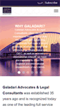 Mobile Screenshot of galadarilaw.com